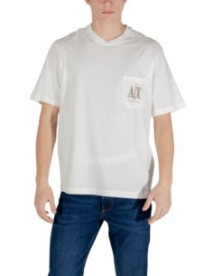 T-Shirt Armani Exchange Homme Blanc | ChoixMode