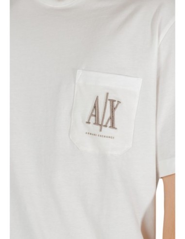 T-Shirt Armani Exchange Homme Blanc | ChoixMode