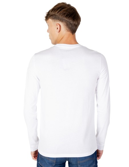 T-shirt homme blanc imprimé Armani Exchange