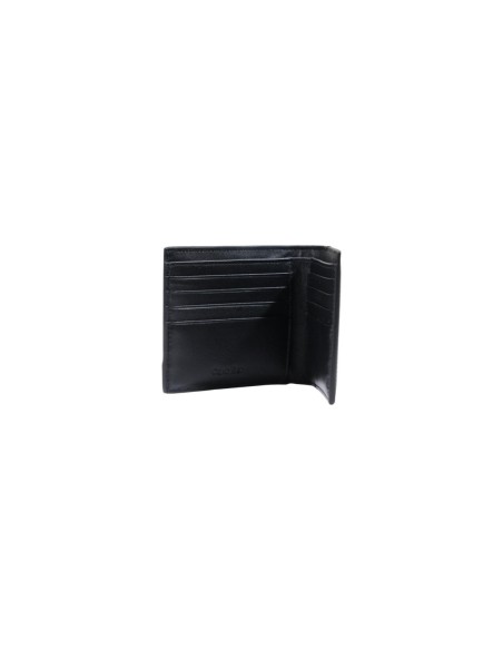 Portefeuille cuir noir compact zippé | Calvin Klein