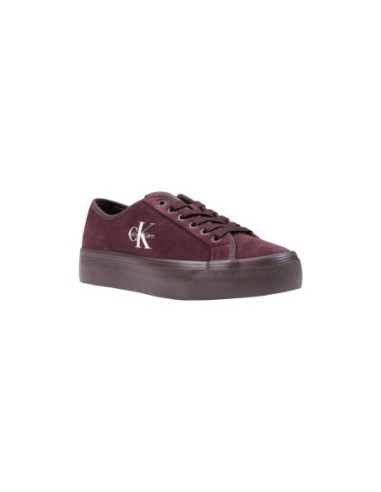 Baskets femme Calvin Klein bordeaux modernes