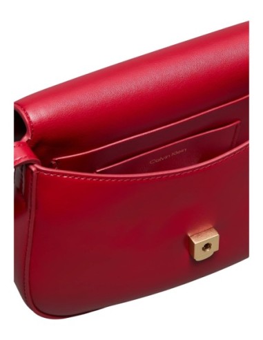 Sac bandoulière femme rouge Calvin Klein