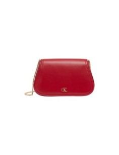 Sac Calvin Klein rouge chaîne raffinée