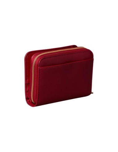 Portefeuille femme rouge cuir Calvin Klein