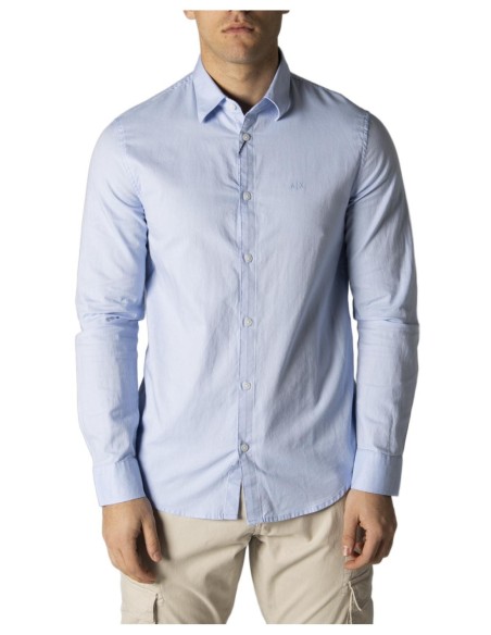 Chemise Armani Exchange homme bleu