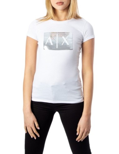 T-Shirt Armani Exchange Femme Blanc | ChoixMode