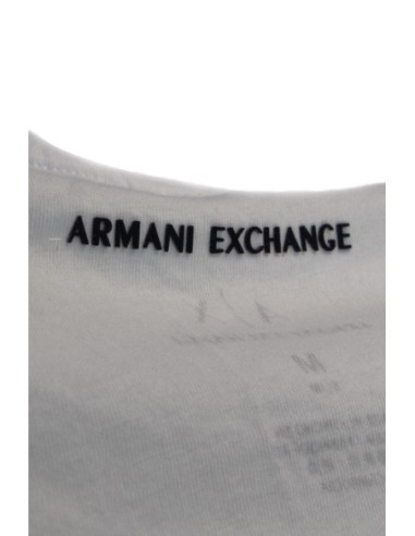 T-shirt blanc imprimé moderne | Armani Exchange