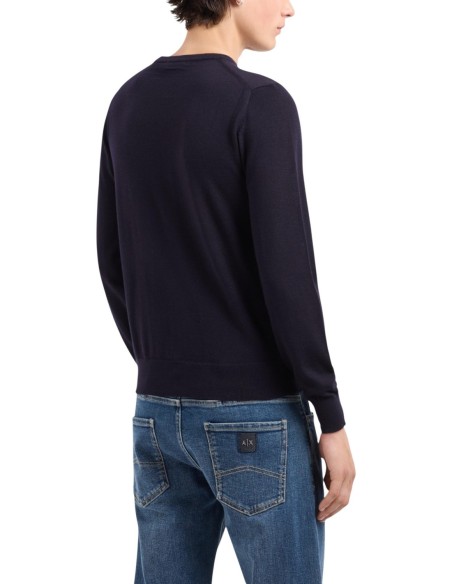 Pull Armani Exchange homme bleu