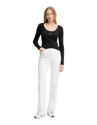 T-shirt noir manches longues | Calvin Klein Jeans
