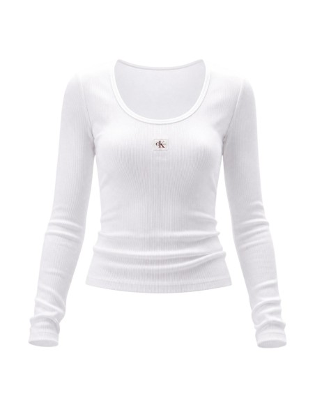 T-Shirt Calvin Klein Femme Blanc | ChoixMode
