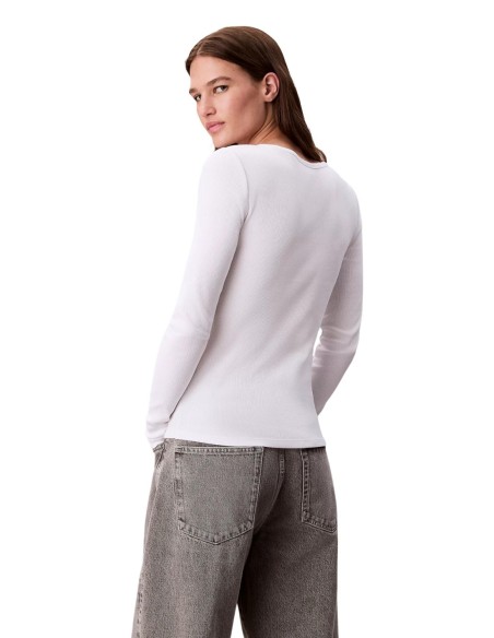 T-Shirt Calvin Klein Femme Blanc | ChoixMode