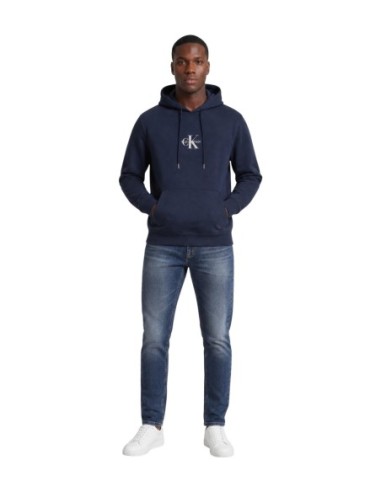 Sweat bleu à capuche style urbain | Calvin Klein Jeans