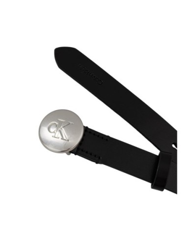 Ceinture noire boucle gravée | Calvin Klein