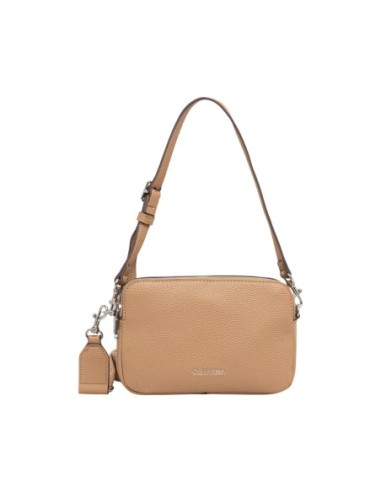 Petit sac bandoulière beige Calvin Klein