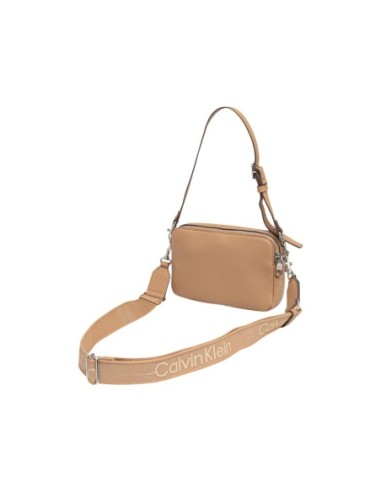 Petit sac bandoulière beige Calvin Klein
