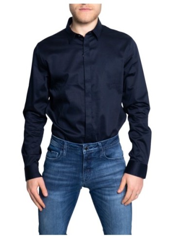 Chemise Armani Exchange Homme Bleu | ChoixMode