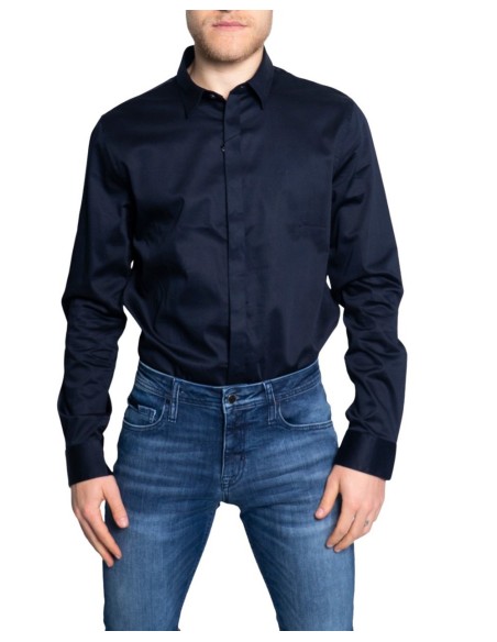 Chemise Armani Exchange Homme Bleu | ChoixMode