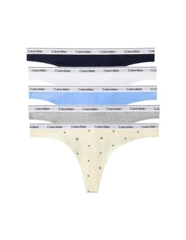 Strings Calvin Klein Underwear femme gris lot 5