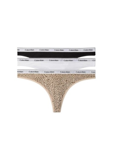 Strings Calvin Klein Underwear femme noir imprimé