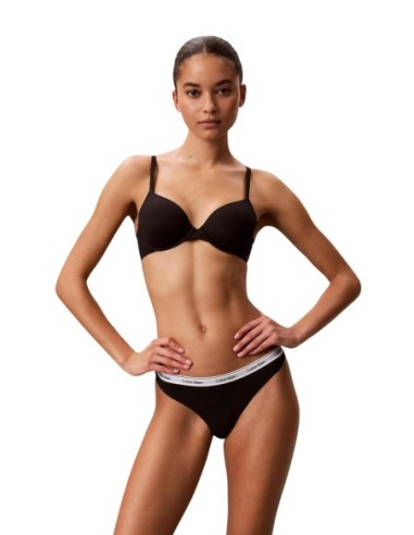 Strings Calvin Klein Underwear femme noir imprimé