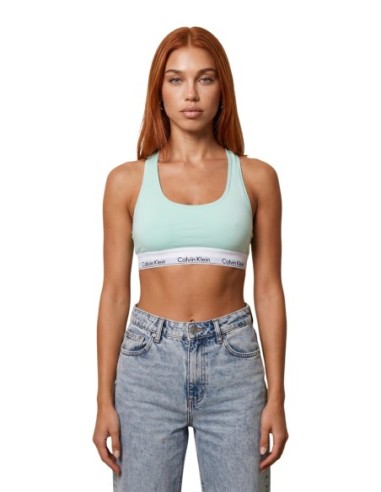 Brassière femme Calvin Klein verte unlined soft