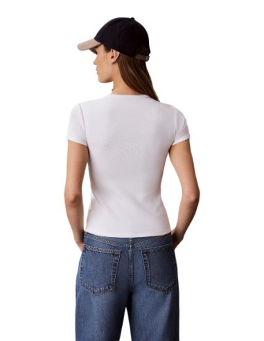 T-Shirt Calvin Klein Femme Blanc | ChoixMode