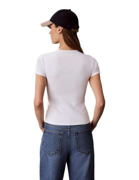T-Shirt Calvin Klein Femme Blanc | ChoixMode