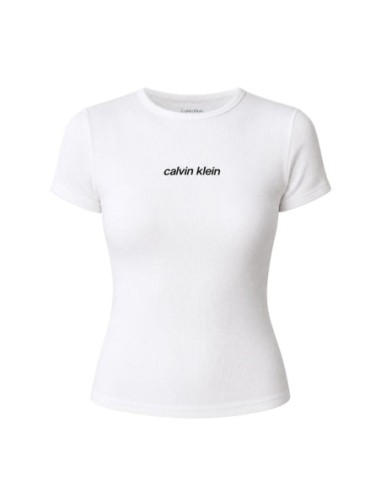 T-Shirt Calvin Klein Femme Blanc | ChoixMode
