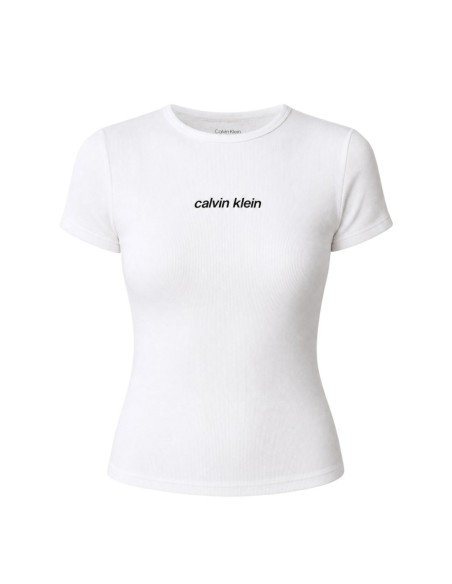T-Shirt Calvin Klein Femme Blanc | ChoixMode