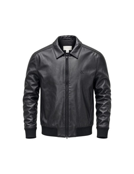 Veste zippée noire moderne | Calvin Klein Jeans