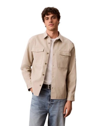 Chemise Calvin Klein Jeans homme beige