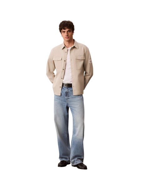 Chemise Calvin Klein Jeans homme beige
