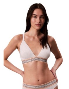 Bralette Calvin Klein femme triangle blanche