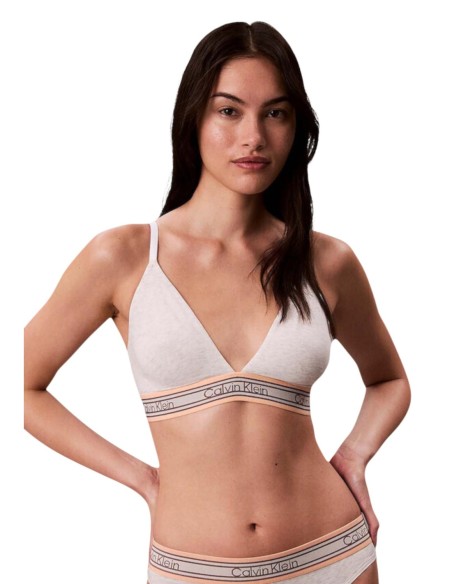 Bralette Calvin Klein femme triangle blanche