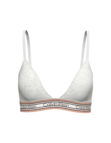 Bralette Calvin Klein femme triangle blanche
