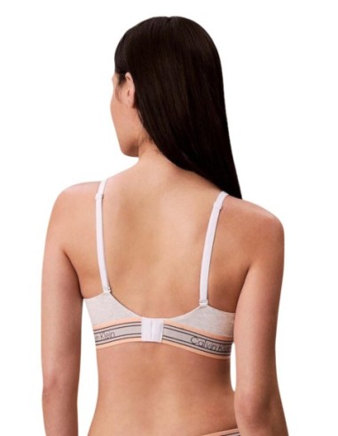 Brassière Calvin Klein femme triangle blanche
