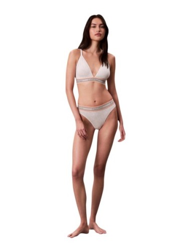 Brassière Calvin Klein femme triangle blanche