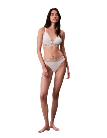 Brassière Calvin Klein femme triangle blanche