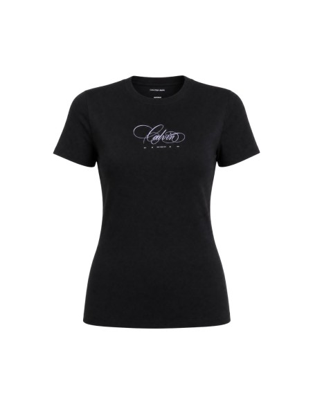 T-Shirt Calvin Klein Femme Noir | ChoixMode