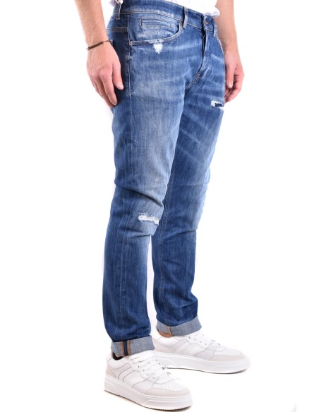 Jeans bleu usé Dondup homme