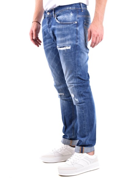 Jeans bleu usé Dondup homme