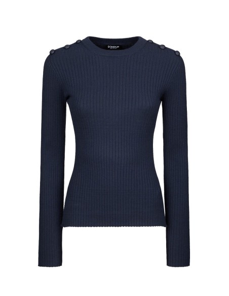 Pull bleu Dondup femme