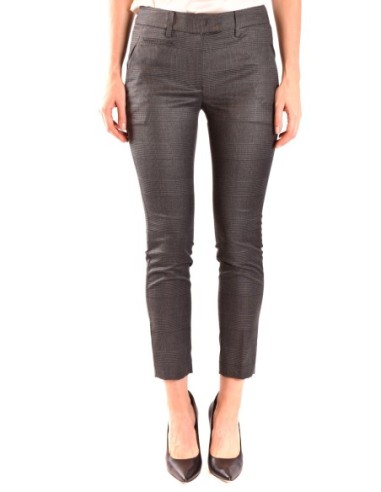 Pantalon carreaux gris Dondup femme