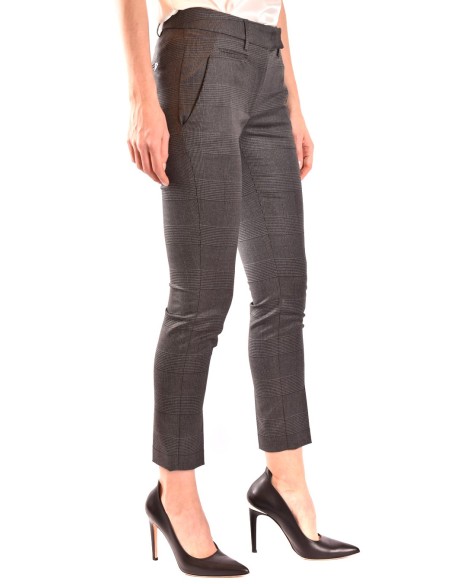 Pantalon carreaux gris Dondup femme