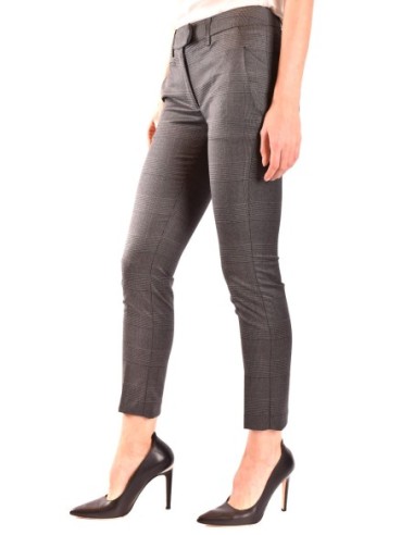Pantalon carreaux gris Dondup femme
