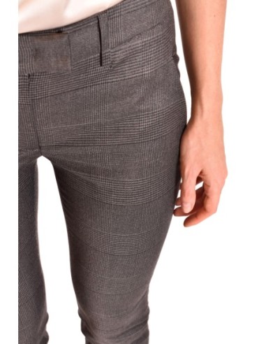 Pantalon carreaux gris Dondup femme