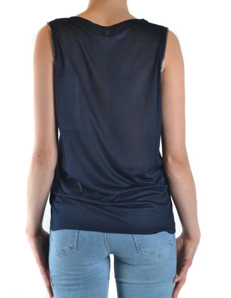 Débardeur femme bleu Dondup