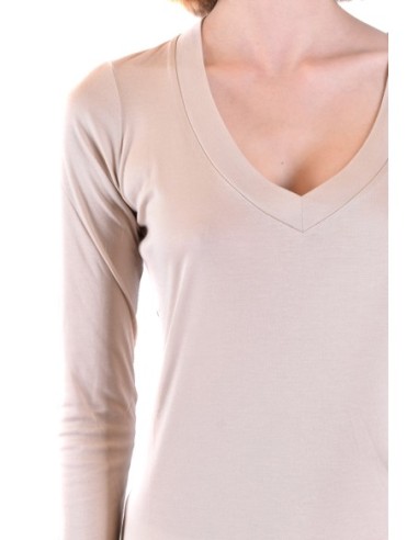 Pull blanc V Dondup femme