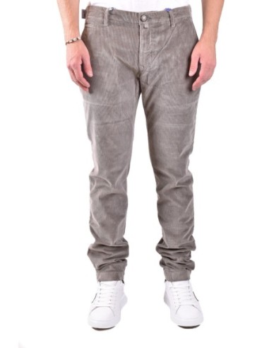 Pantalon gris Dondup homme coton