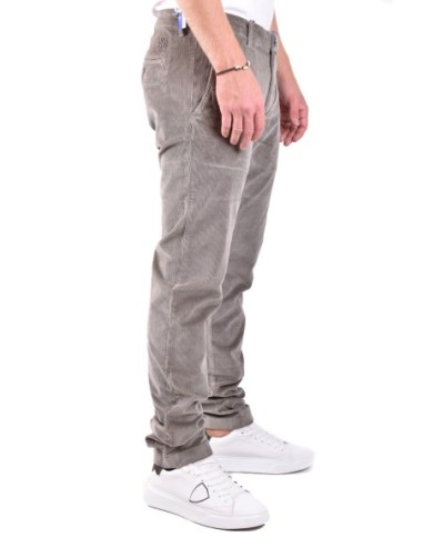 Pantalon gris Dondup homme coton